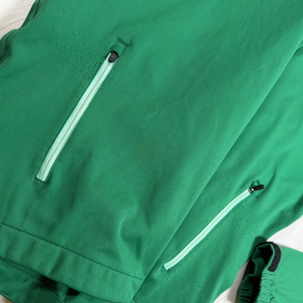 Masters Tournament Tech Green Golf Zip Up Jacket Packable Hood Men's XXL - Picture 4 of 11